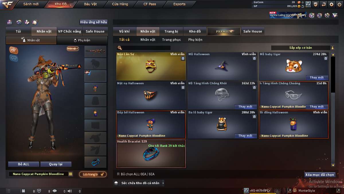 shop acc cf uy tin gia re